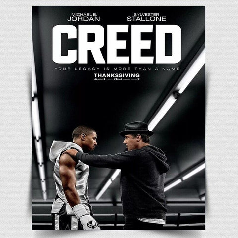 CREED ROCKY METAL SIGN WALL PLAQUE Film Movie Advert poster art print