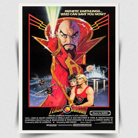 FLASH GORDON METAL SIGN/PLAQUE Retro Film Movie poster print man cave Cinema