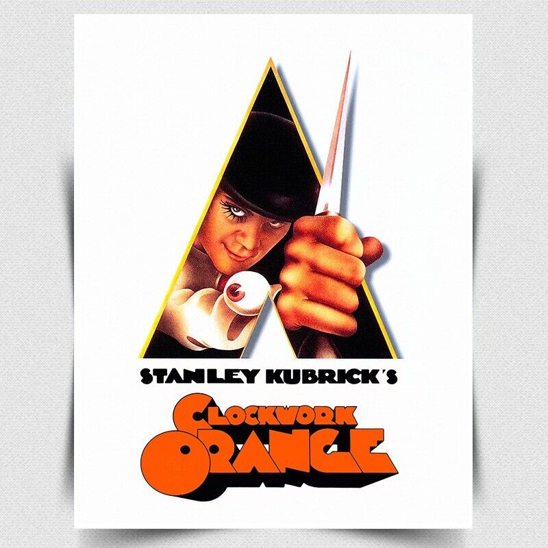 A Clockwork Orange SIGN METAL WALL PLAQUE Film Movie poster Cinema Memorabilia