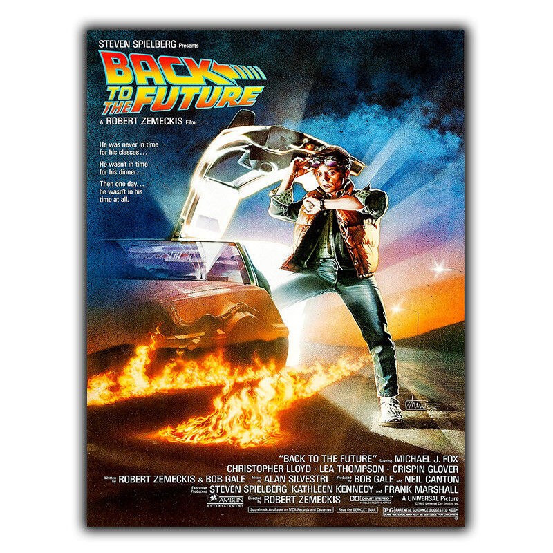 BACK TO THE FUTURE METAL SIGN WALL PLAQUE Film Movie poster print mancave cinema