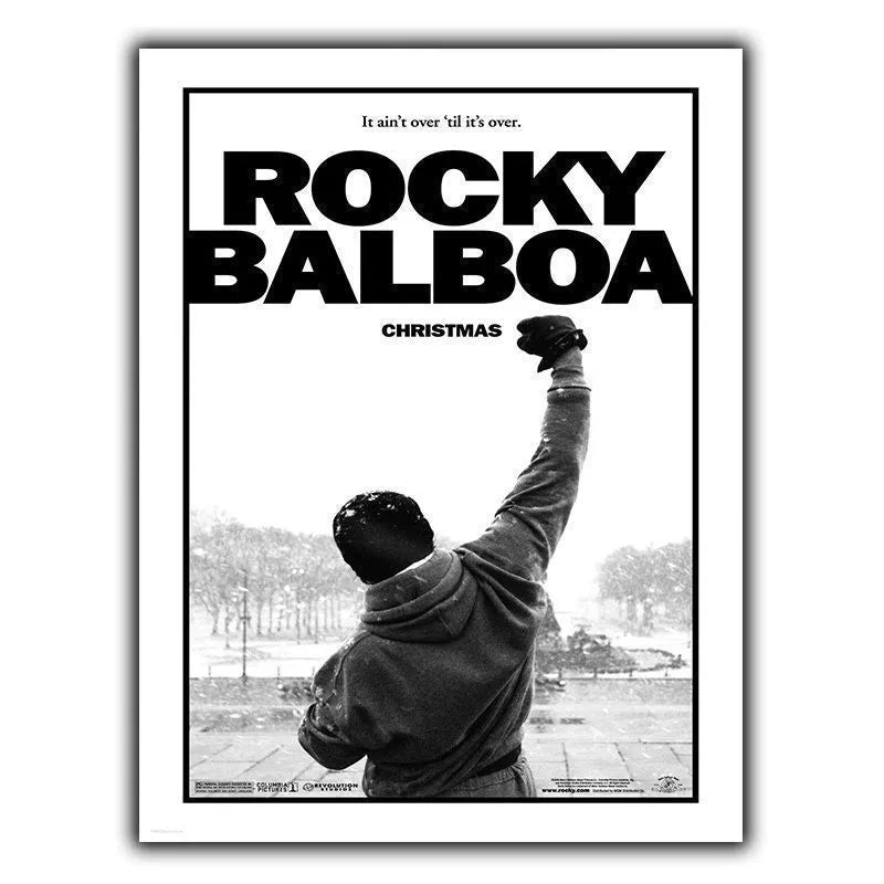 ROCKY BALBOA METAL SIGN WALL PLAQUE Film Movie Advert poster art print