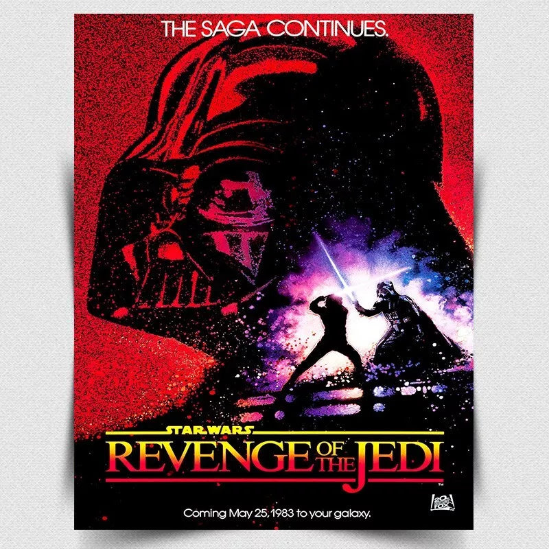 Star Wars Revenge of the Jedi METAL SIGN WALL PLAQUE poster print Aluminum