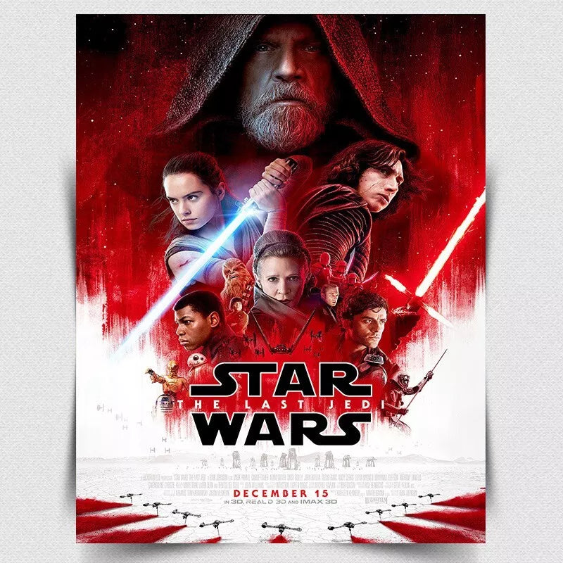 Star Wars: Episode VIII The Last Jedi METAL SIGN WALL PLAQUE poster print