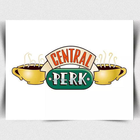 METAL SIGN WALL PLAQUE CENTRAL PERK PARK COFFEE SHOP poster print Friends TV