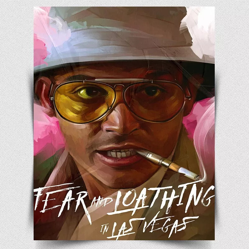 FEAR AND LOATHING IN LAS VEGAS SIGN METAL WALL PLAQUE Film Movie poster print