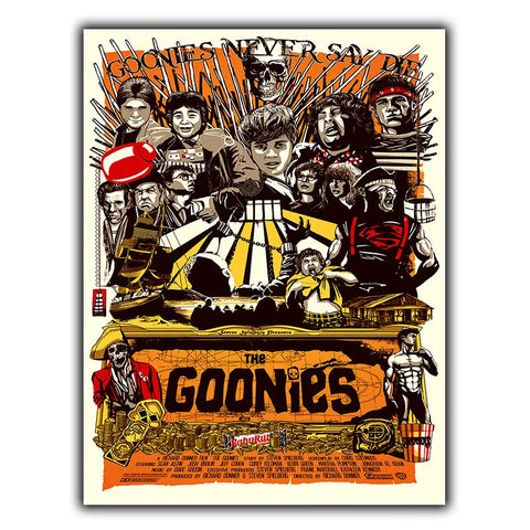 METAL SIGN WALL PLAQUE THE GOONIES Movie Film advert poster man cave cinema room