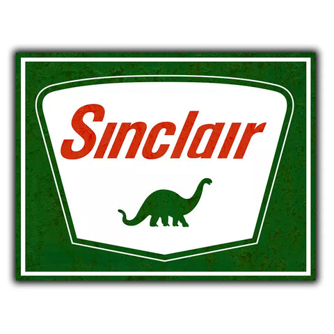 SINCLAIR GAS Oil Petrol METAL SIGN WALL PLAQUE Retro Ad man cave shed garage