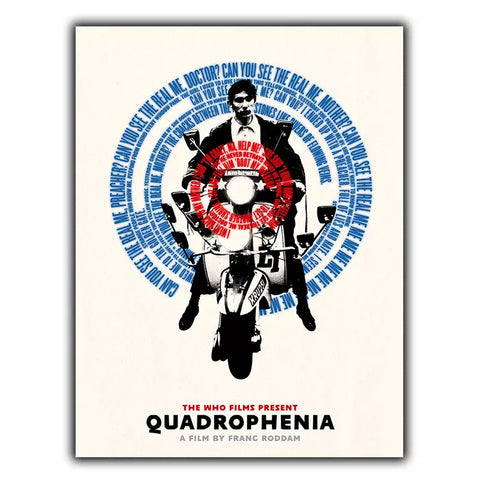 QUADROPHENIA SIGN METAL WALL PLAQUE Film Movie Cinema Advert poster man cave Mod