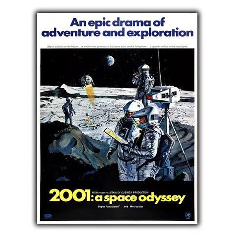 2001 A Space Odyssey Stanley Kubrick METAL SIGN WALL PLAQUE sci-fi Poster Print