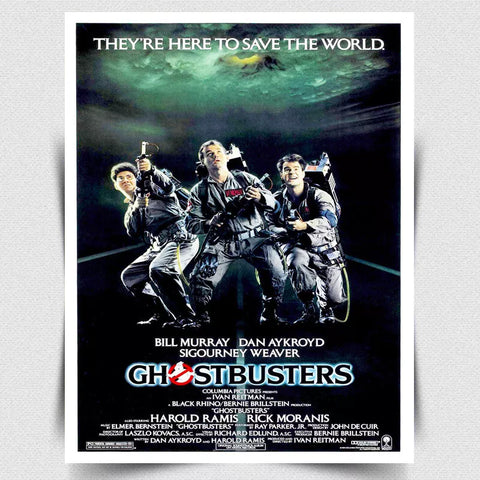 Ghostbusters 1984 METAL SIGN WALL PLAQUE Film Movie Advert classic A3 420x297 mm