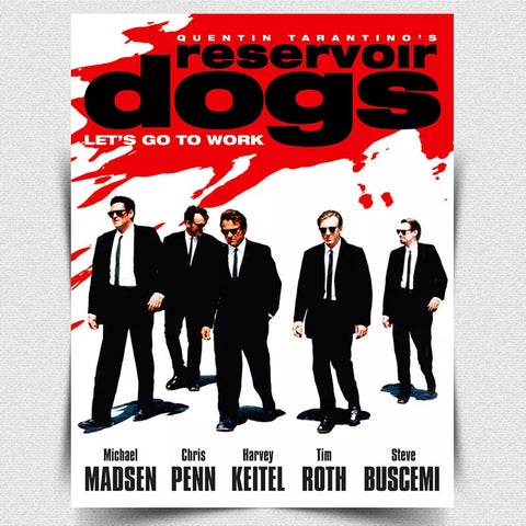 METAL SIGN PLAQUE Film Movie Advert poster print RESERVOIR DOGS