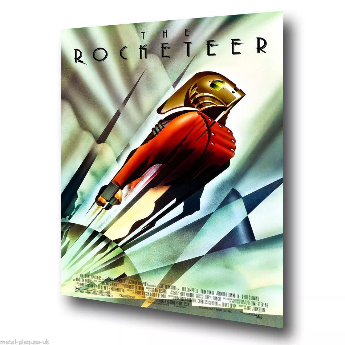 METAL SIGN WALL PLAQUE The Rocketeer Film Movie Advert Poster picture print