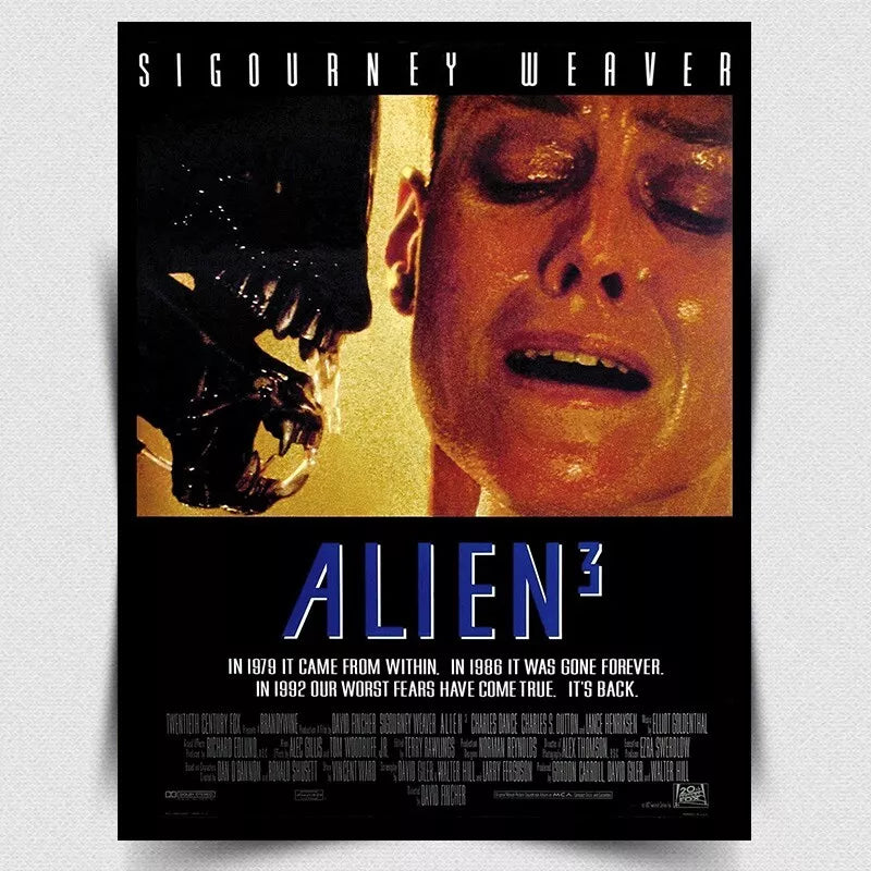 ALIEN 3 METAL SIGN WALL PLAQUE Retro Film Movie poster print decor man cave