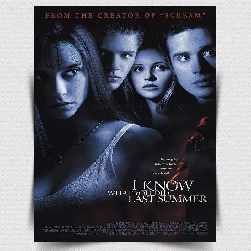 I KNOW WHAT YOU DID LAST SUMMER SIGN METAL WALL PLAQUE Movie Advert poster print