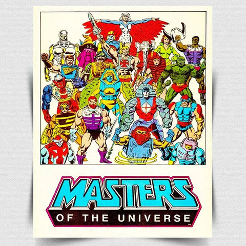 MASTERS OF THE UNIVERSE METAL SIGN PLAQUE Retro Cartoon poster print man cave