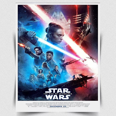 Star Wars: Episode IX The Rise of Skywalker METAL SIGN WALL PLAQUE poster print