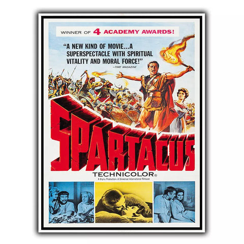 SPARTICUS 1960 SIGN METAL WALL PLAQUE Film Movie Advert poster reprint