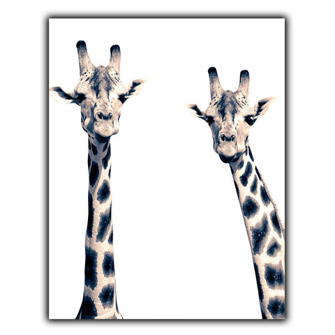 GIRAFFE GIRAFFES METAL PRINT PLAQUE WALL SIGN home bedroom nature art decor