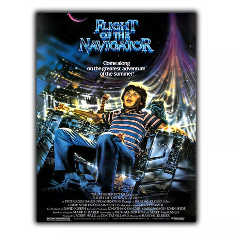 Flight of the Navigator METAL SIGN PLAQUE 80s Retro Advert Poster Print Man Cave