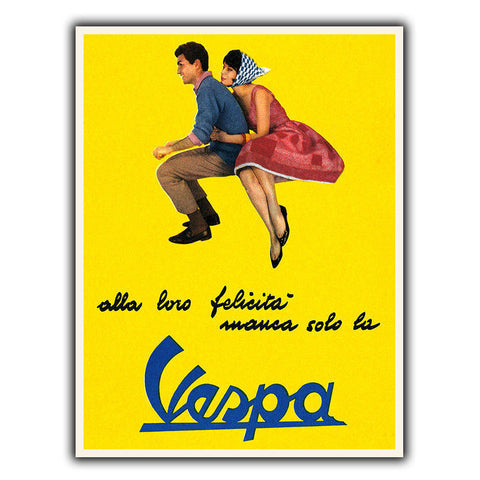 VESPA Bikes Italian Vintage Retro Old Advert METAL WALL SIGN PLAQUE poster print