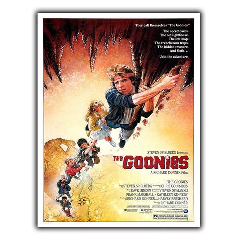 THE GOONIES 1985 METAL SIGN PLAQUE Vintage Retro Advert Poster Print