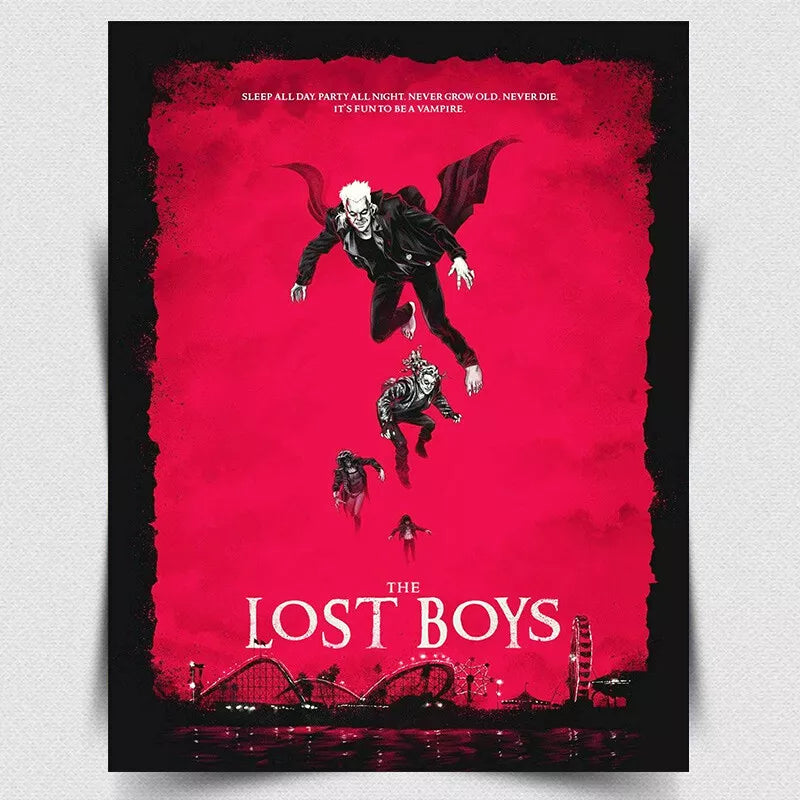 THE LOST BOYS SIGN METAL PLAQUE Film Movie Advert poster art print vampire