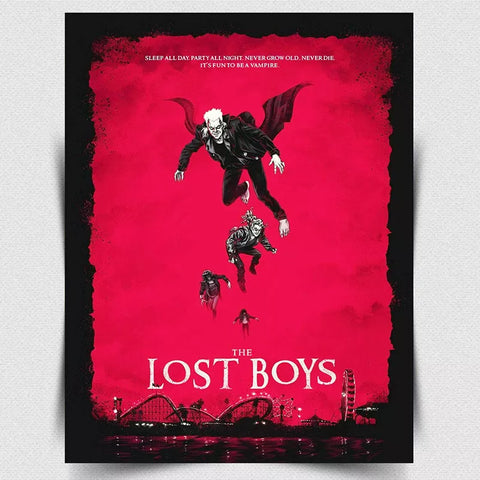 THE LOST BOYS SIGN METAL PLAQUE Film Movie Advert poster art print A3 420x297 mm