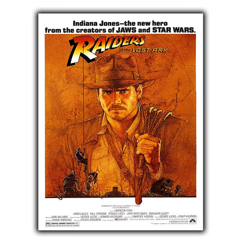 Raiders of the Lost Ark Steven Spielberg METAL SIGN WALL PLAQUE Poster Print