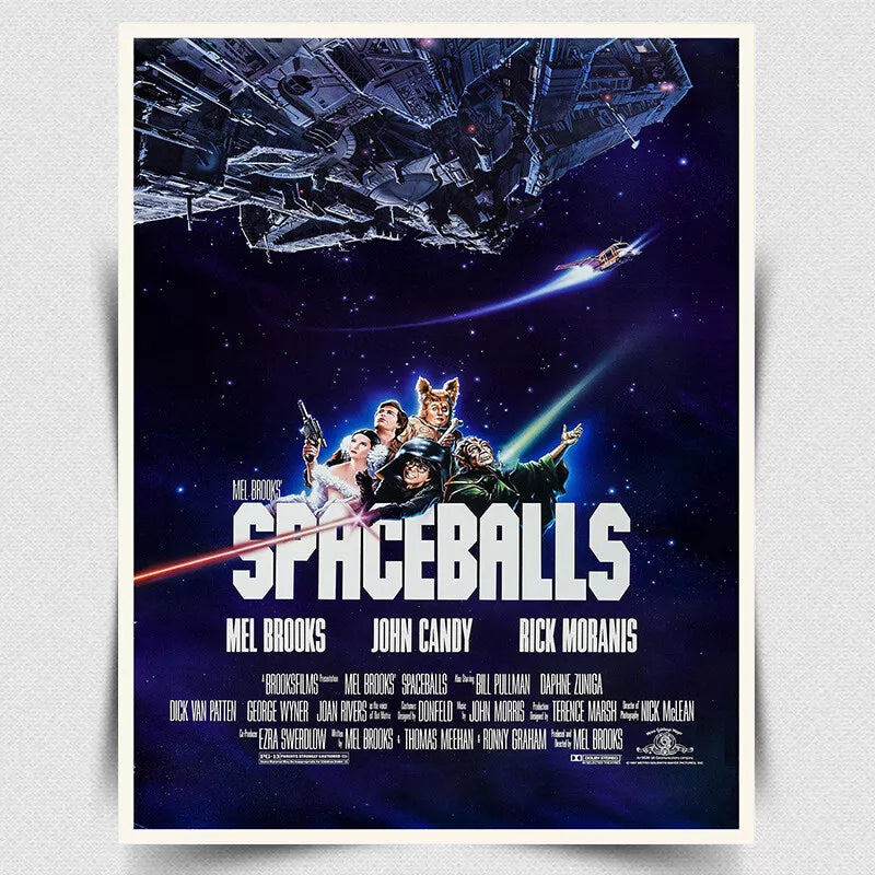 METAL Sign Plaque SPACEBALLS Film Movie Advert poster wall print A3 420 x 297 mm