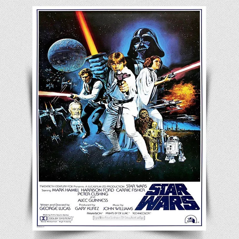 Star Wars Episode IV a New Hope METAL SIGN WALL PLAQUE Aluminium poster print