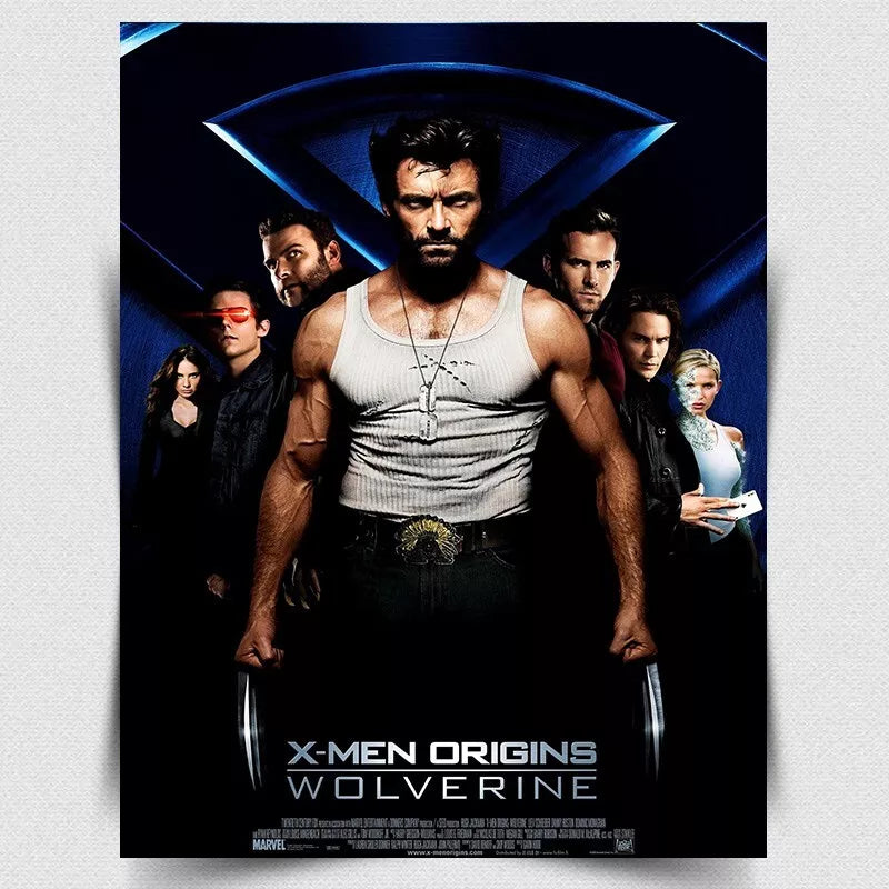 WOLVERINE X-MEN SIGN METAL PLAQUE Film Movie Advert poster art print