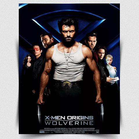 WOLVERINE X-MEN SIGN METAL PLAQUE Film Movie Advert poster art print