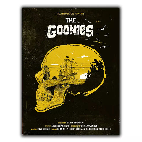 METAL SIGN WALL PLAQUE THE GOONIES Movie Film ad poster man cave cinema room