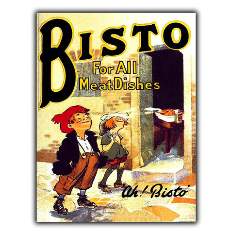 SIGN METAL WALL PLAQUE BISTO gravy Vintage Retro KITCHEN print A3 420 x 297 mm