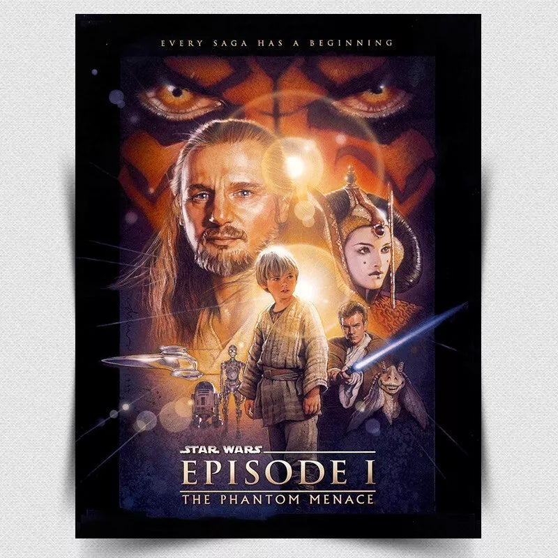 Star Wars Episode I The Phantom Menace METAL SIGN WALL PLAQUE Aluminium poster