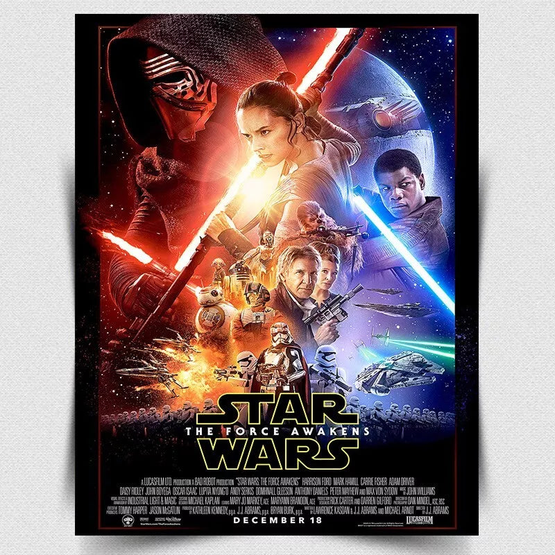 Star Wars Episode VII The Force Awakens METAL SIGN WALL PLAQUE poster print