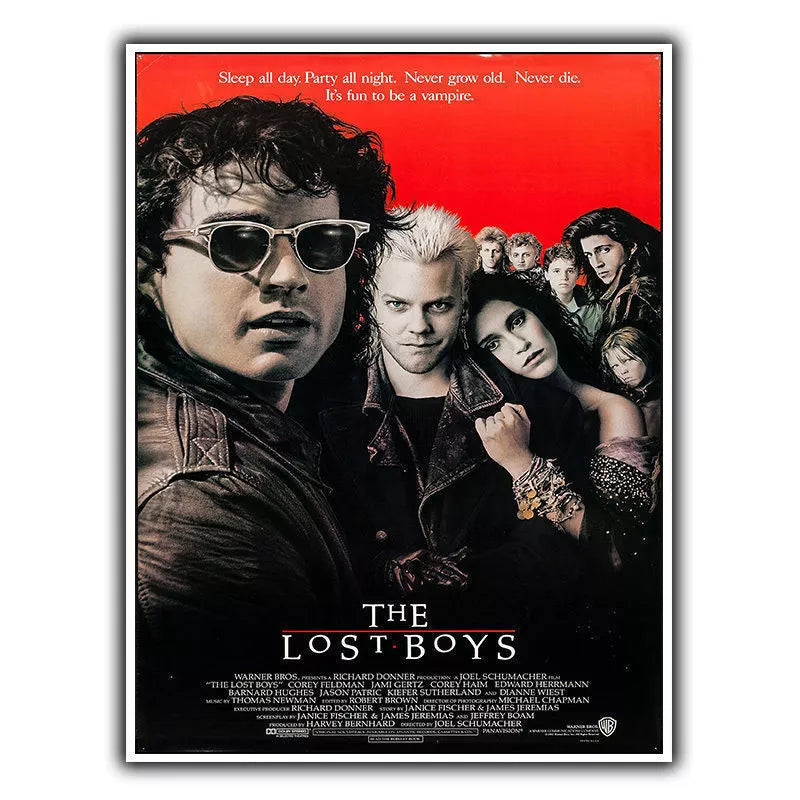 THE LOST BOYS SIGN METAL PLAQUE Film Movie poster art print A3 420 x 297 mm