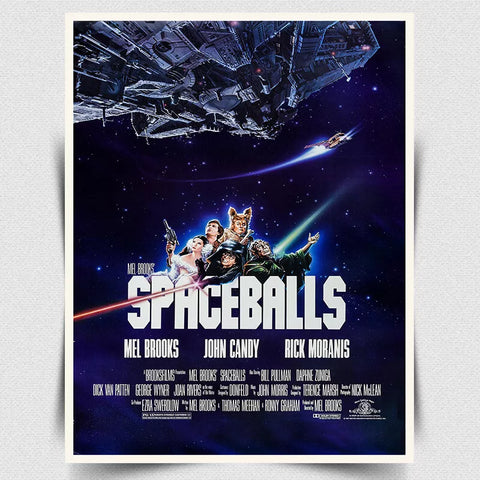 METAL Sign Plaque SPACEBALLS Film Movie Advert poster wall memorabilia print