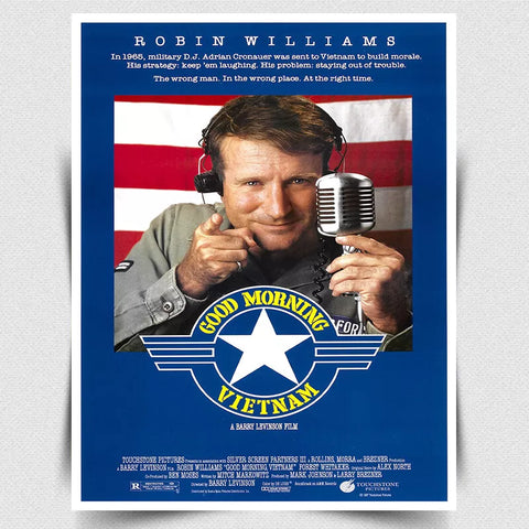 GOOD MORNING VIETNAM SIGN METAL PLAQUE Film Movie Advert poster Cinema Room