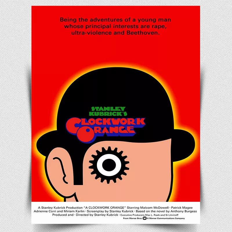 A Clockwork Orange - SIGN METAL PLAQUE Film Movie poster Cinema Memorabilia