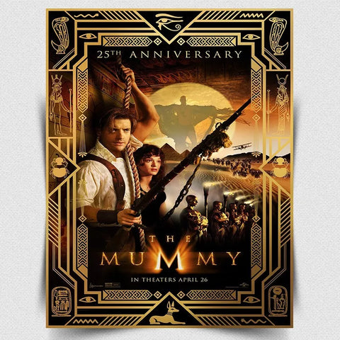 The Mummy SIGN METAL WALL PLAQUE PRINT Film Movie Advert poster